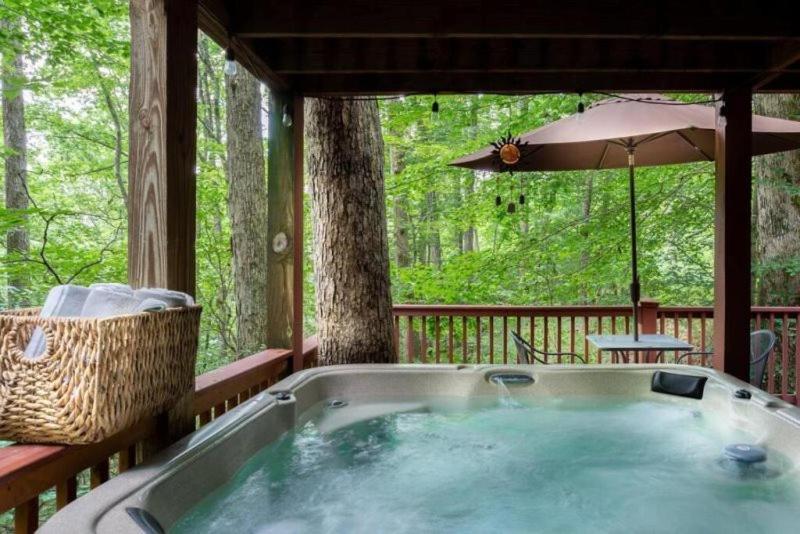 Mountain Spirit Cabin - Fireplace And Hot Tub Vila Blue Ridge Exterior foto
